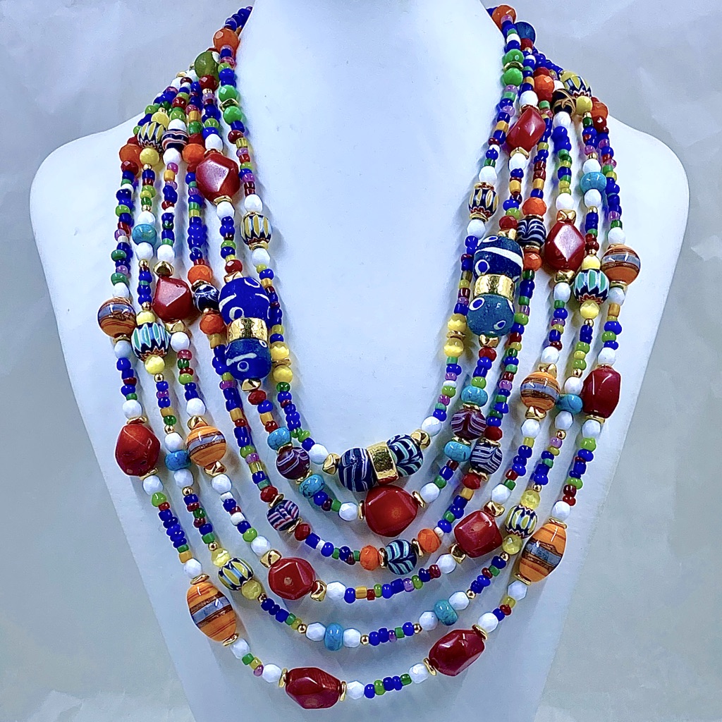 Jose & Maria Barrera Statement Necklace And Bracelet